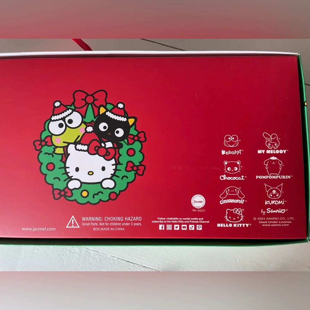 Hello Kitty & Friends 12 Day Jewelry Set Christmas Countdown Mystery Gift NEW